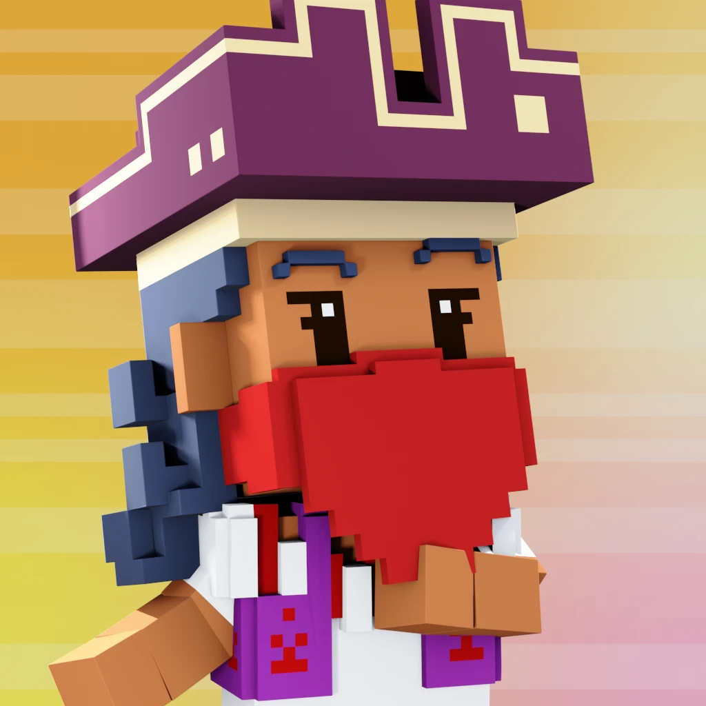 Pirate #3794 voxel render