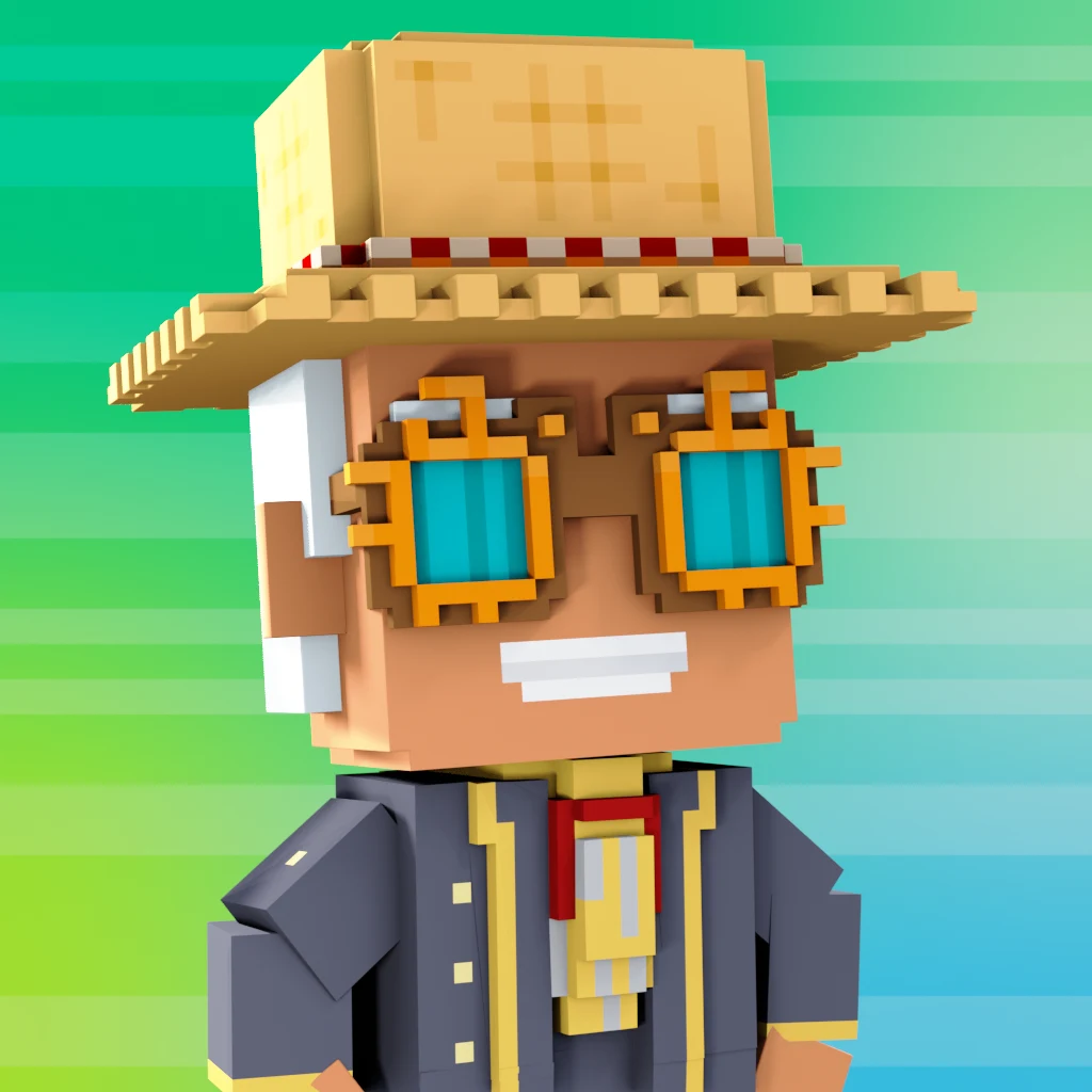 Pirate #3797 voxel render