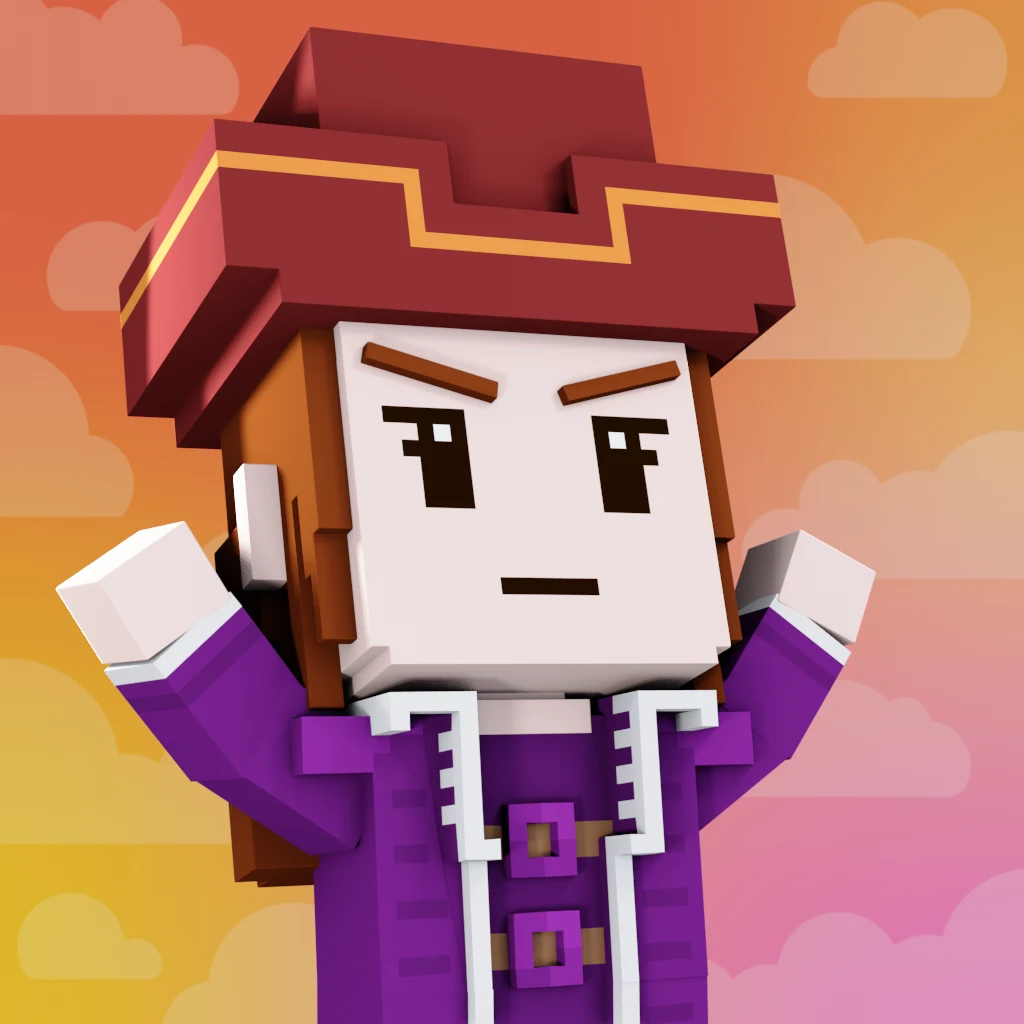 Pirate #3798 voxel render