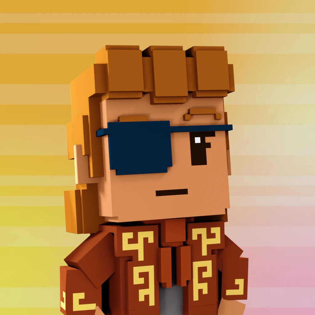 Pirate #38 voxel render