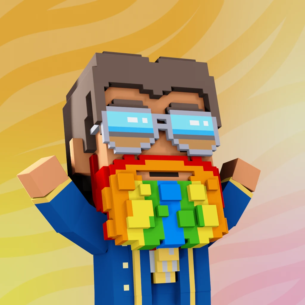 Pirate #3800 voxel render