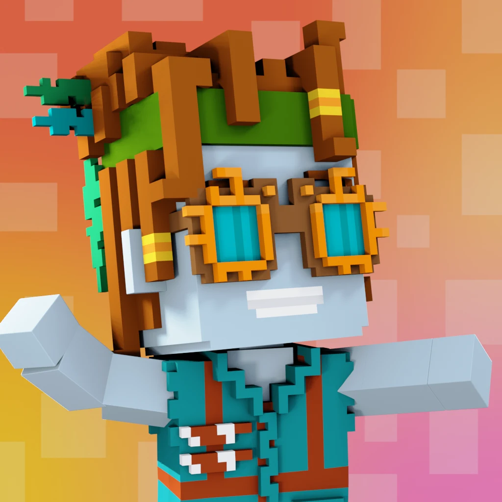 Pirate #3801 voxel render