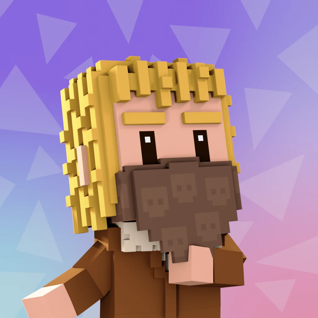 Pirate #3803 voxel render