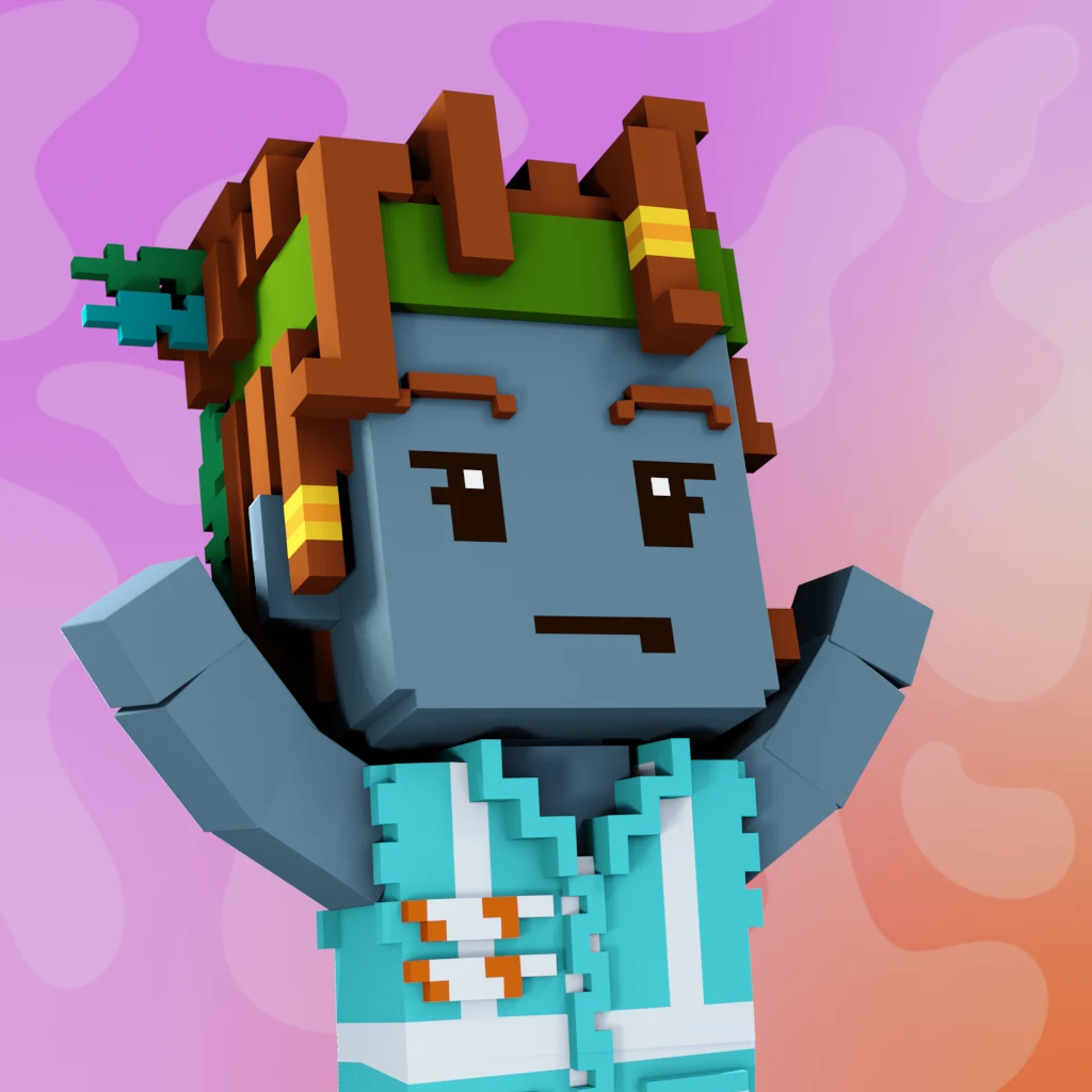 Pirate #3804 voxel render
