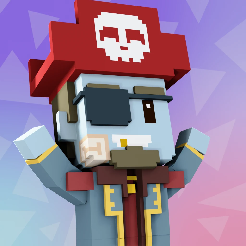Pirate #3805 voxel render