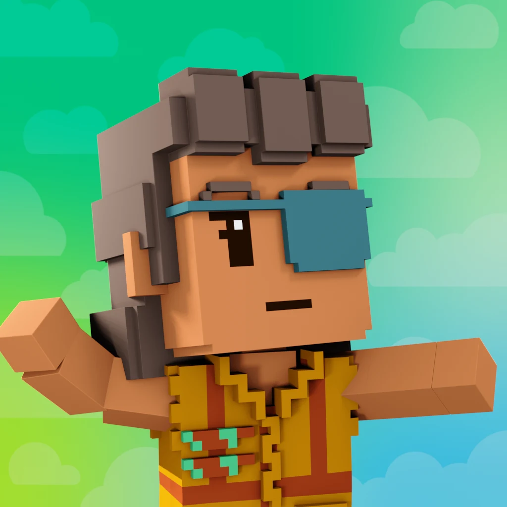 Pirate #3808 voxel render