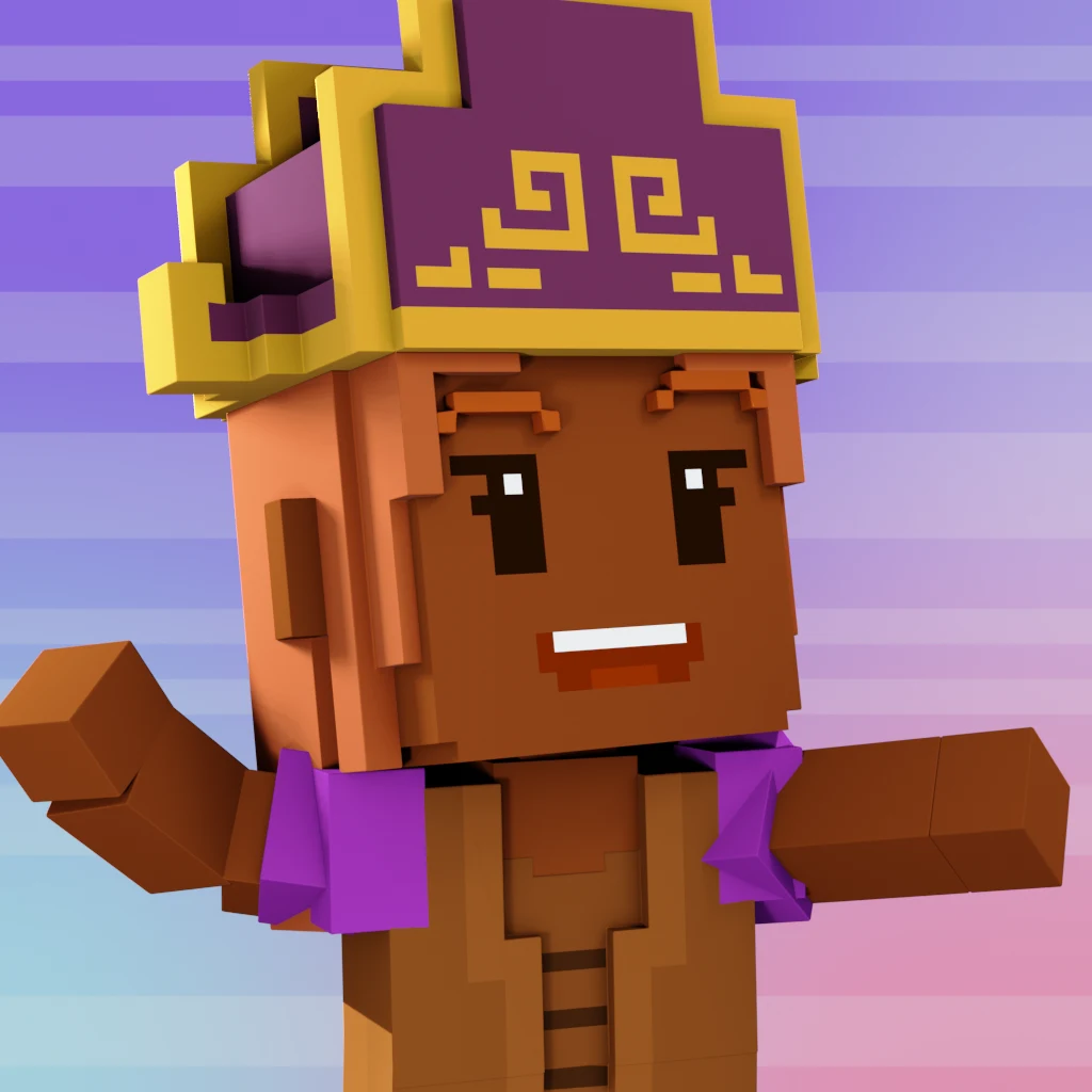Pirate #3809 voxel render