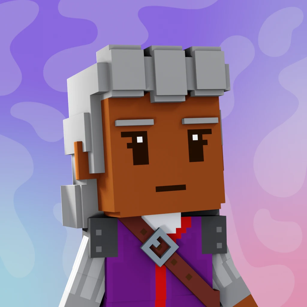 Pirate #3810 voxel render