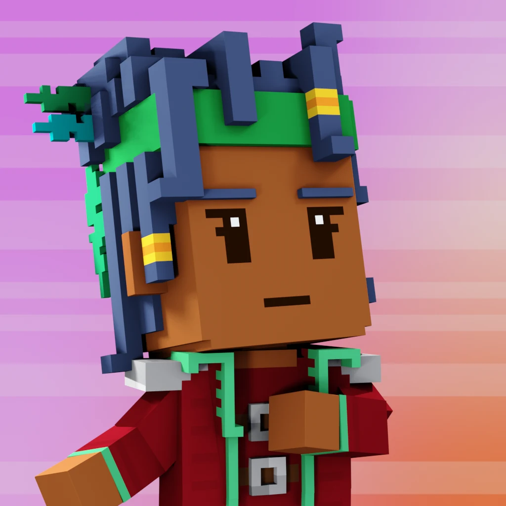 Pirate #3813 voxel render