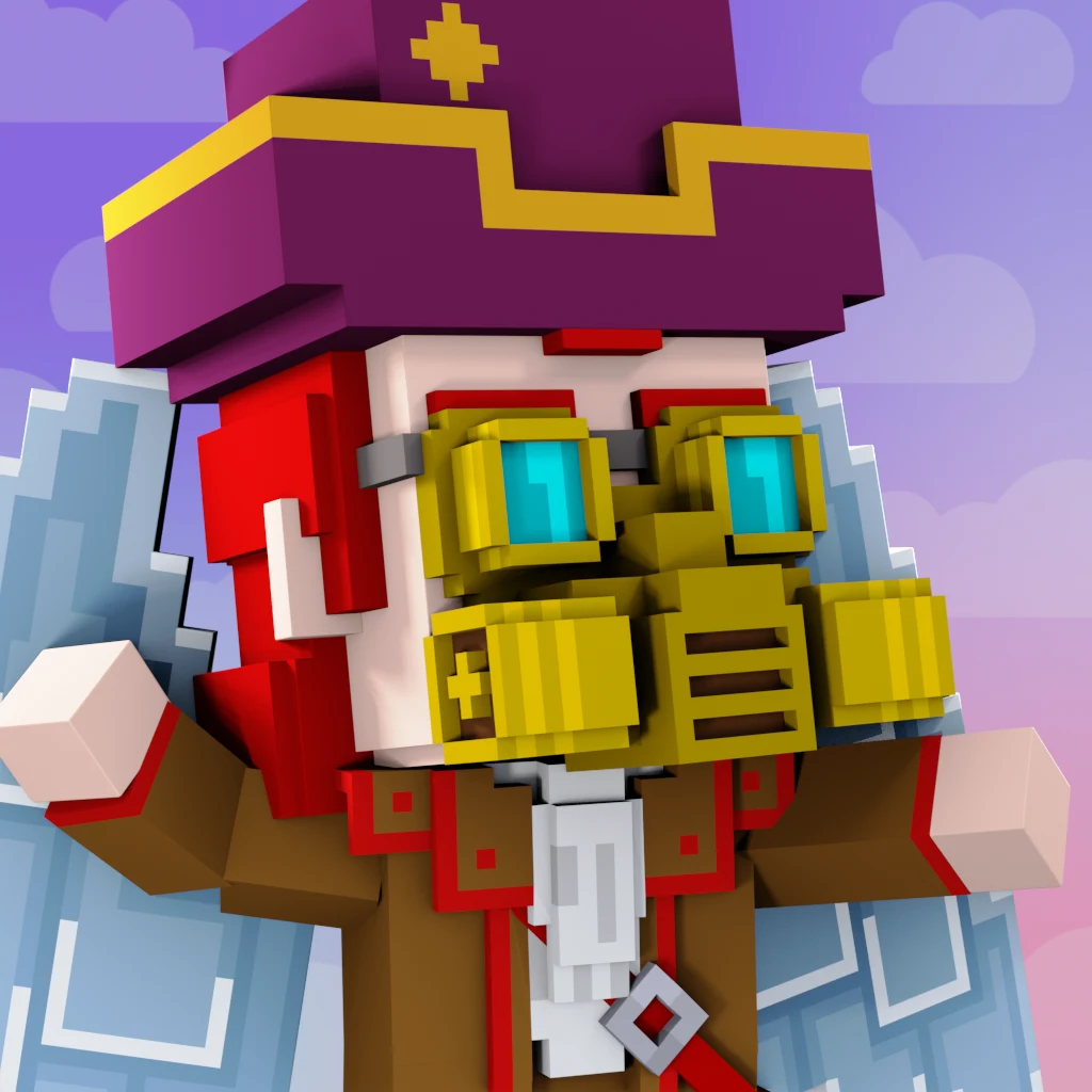 Pirate #3814 voxel render