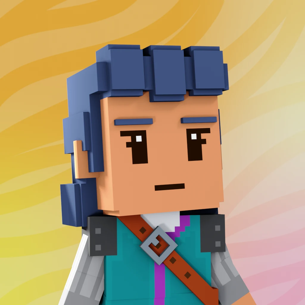 Pirate #3815 voxel render