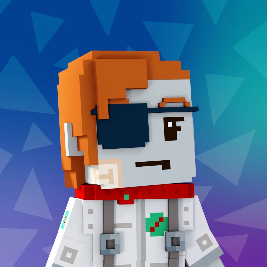 Pirate #3816 voxel render