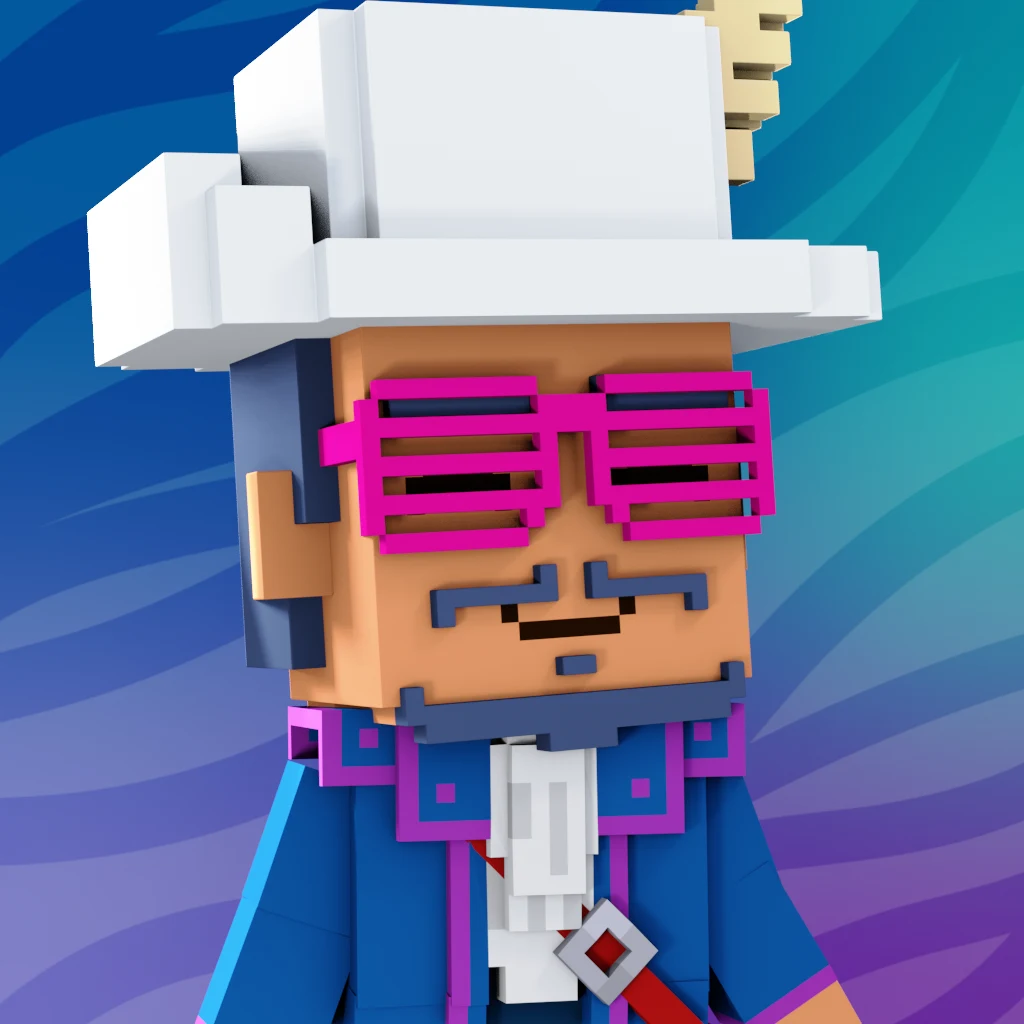 Pirate #3817 voxel render