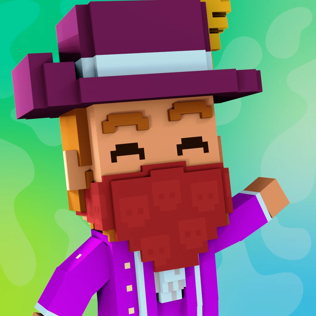 Pirate #382 voxel render