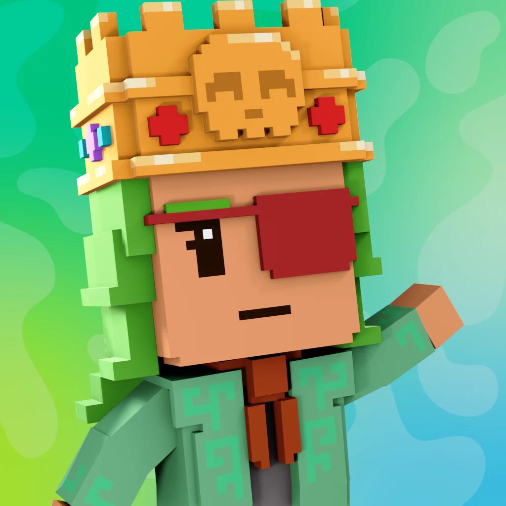 Pirate #3824 voxel render