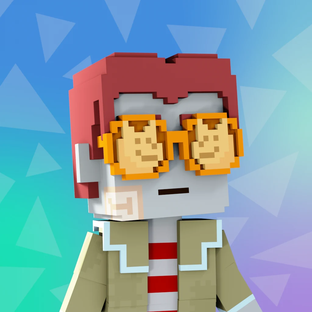 Pirate #3825 voxel render