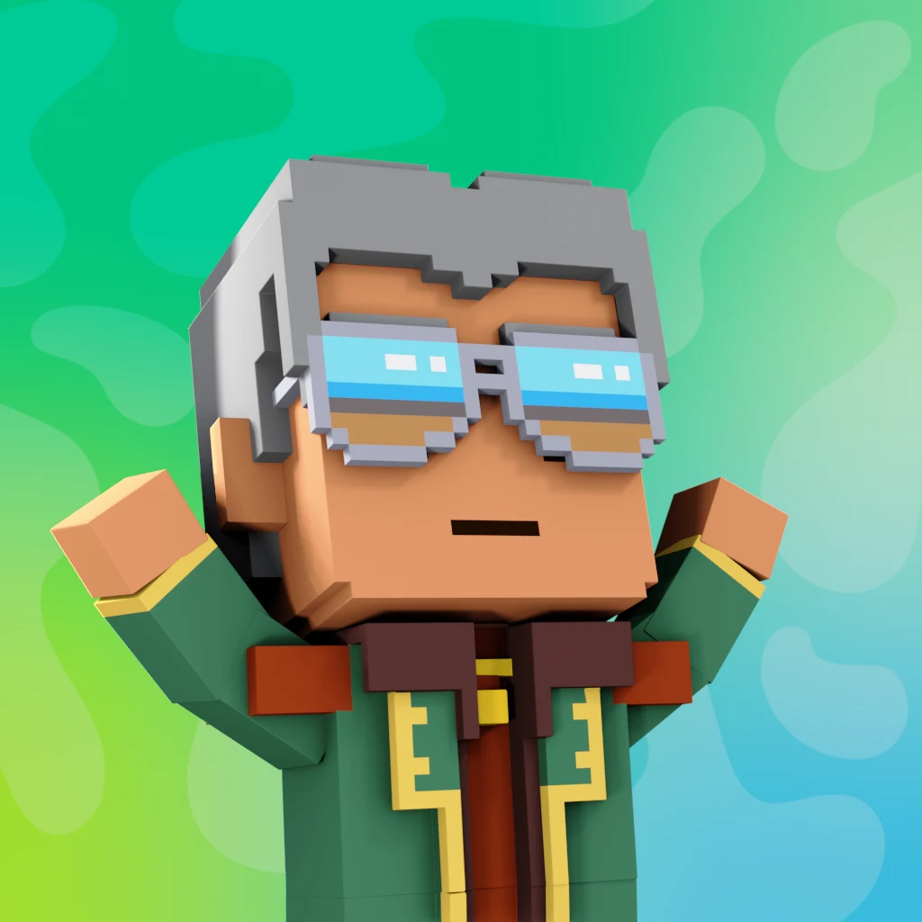 Pirate #3826 voxel render