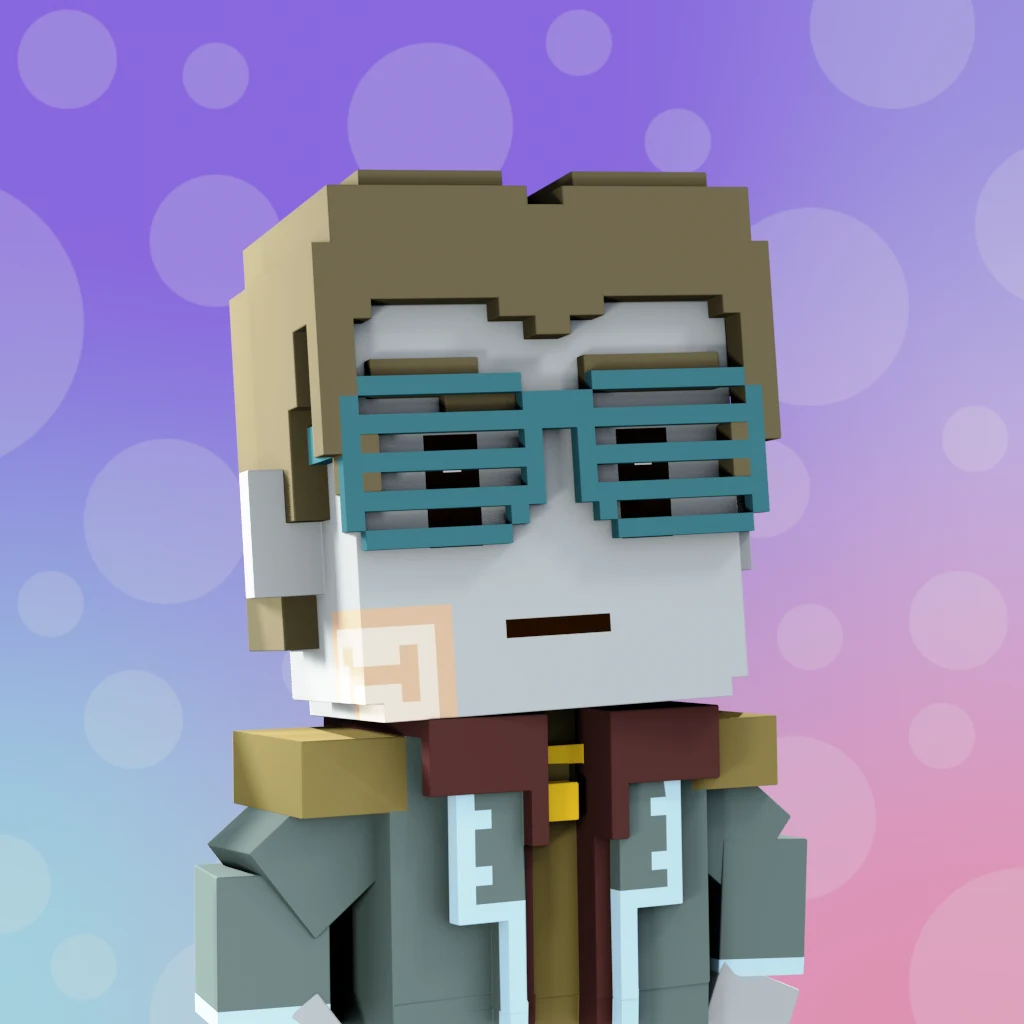 Pirate #3827 voxel render