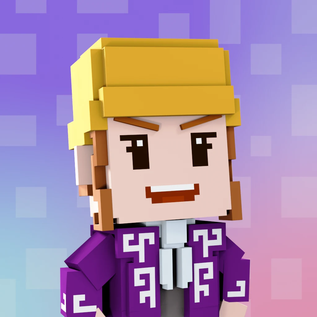 Pirate #383 voxel render
