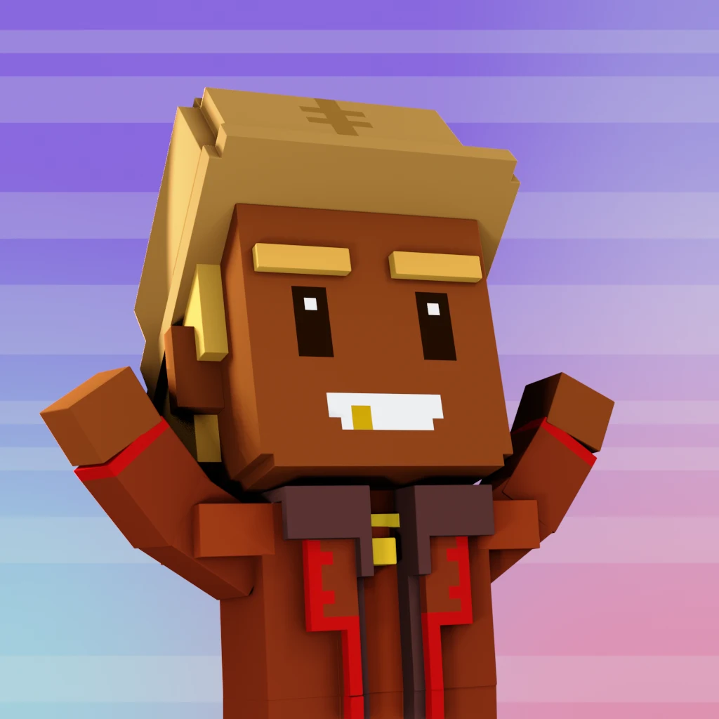 Pirate #3835 voxel render