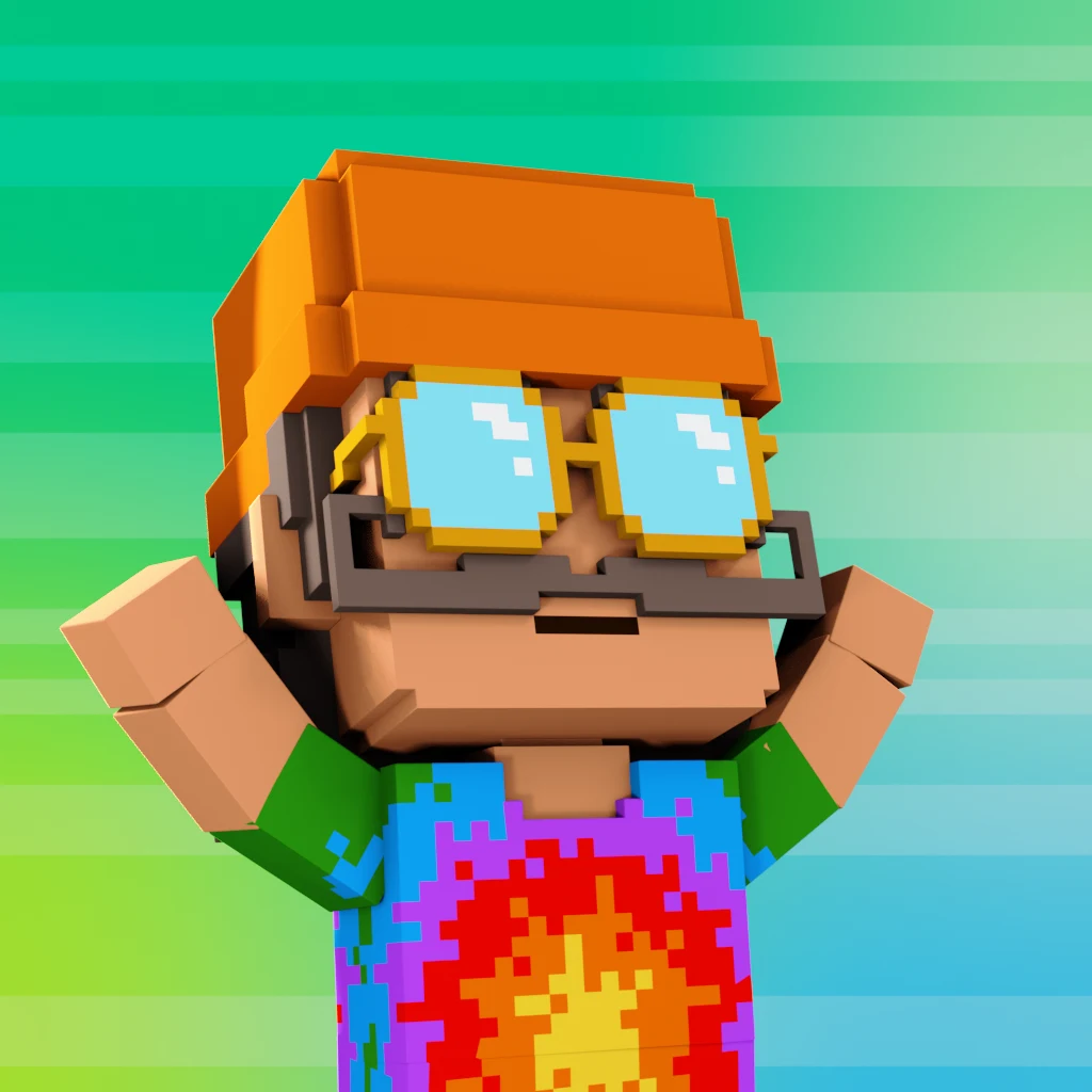 Pirate #3837 voxel render