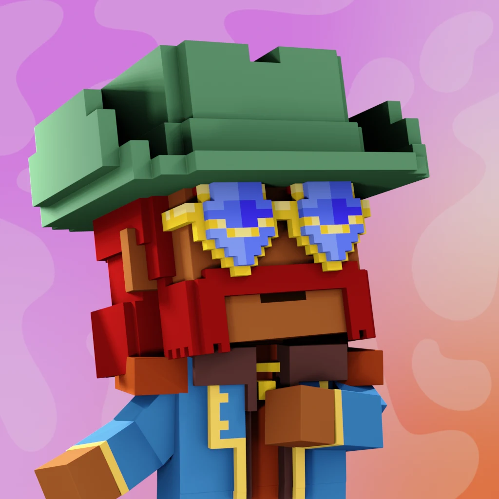 Pirate #3839 voxel render