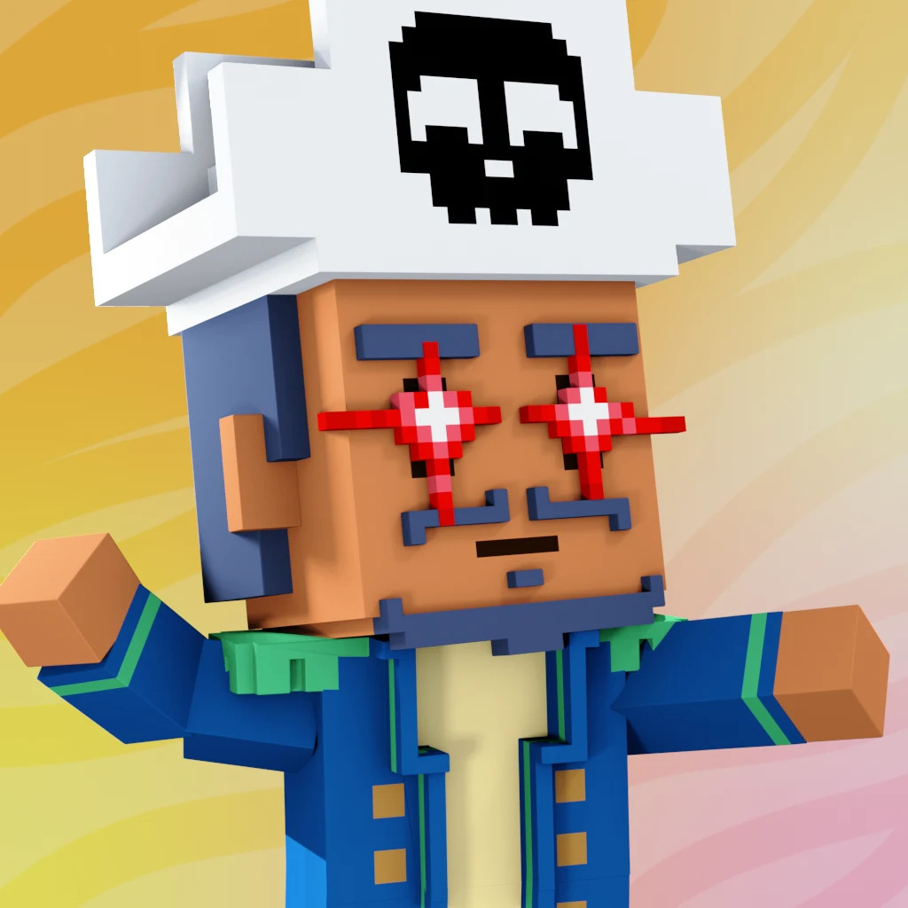 Pirate #384 voxel render
