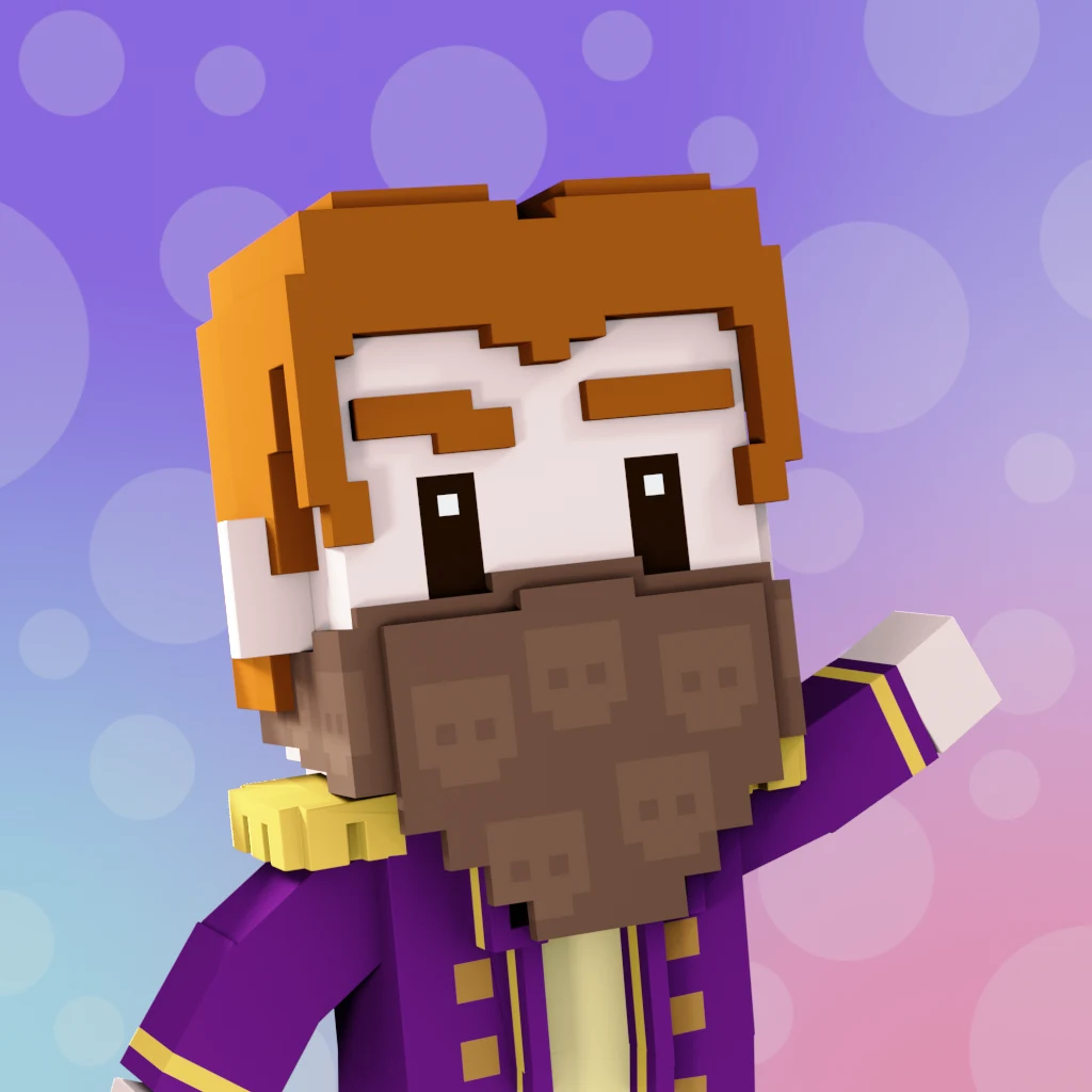 Pirate #3843 voxel render