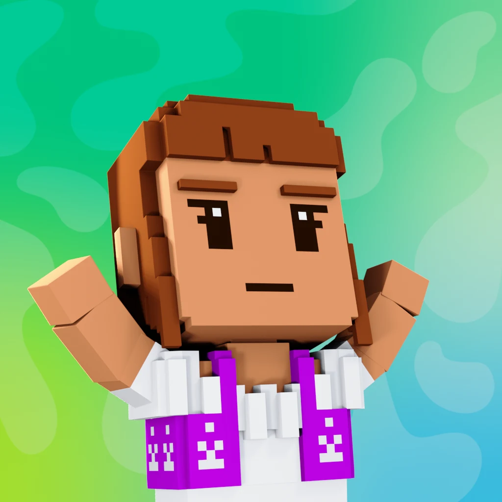 Pirate #3844 voxel render
