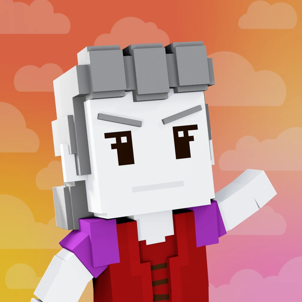 Pirate #3848 voxel render