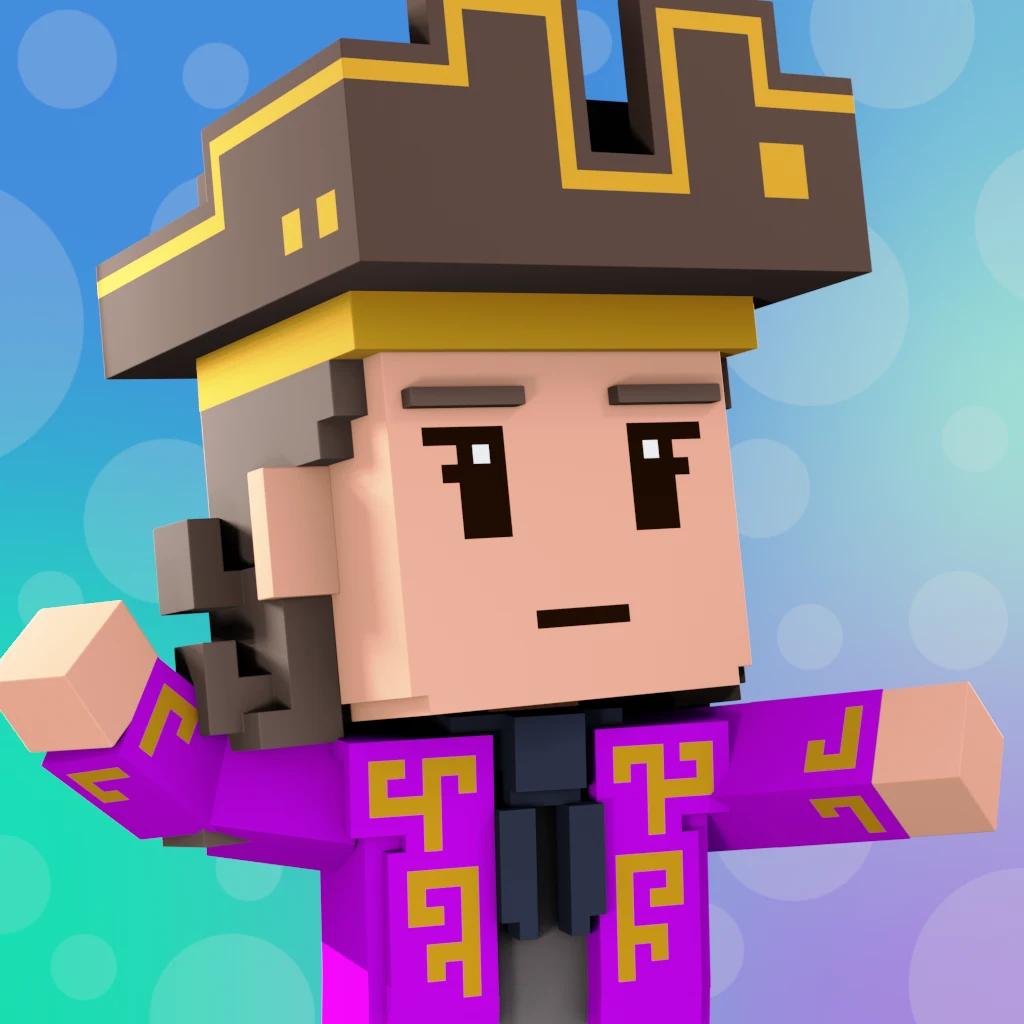 Pirate #3849 voxel render
