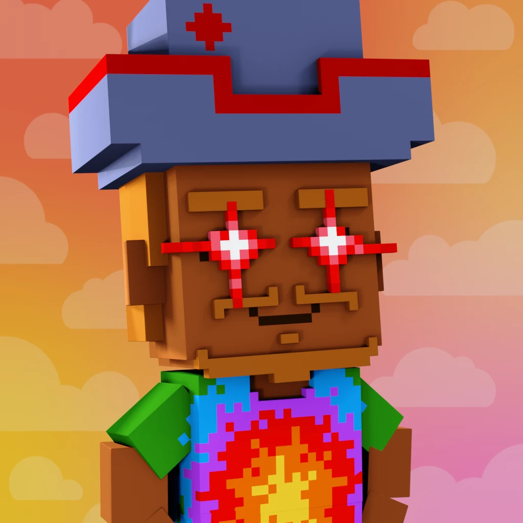 Pirate #3854 voxel render