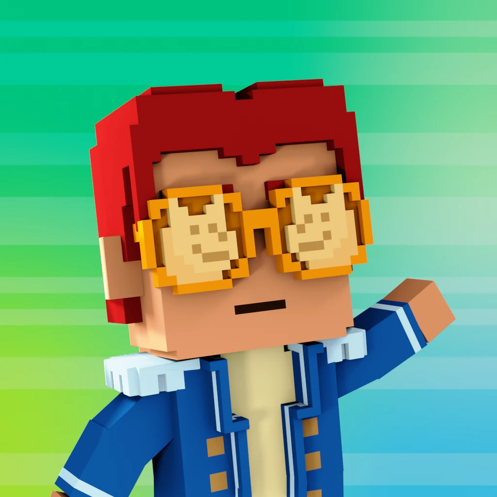 Pirate #3857 voxel render