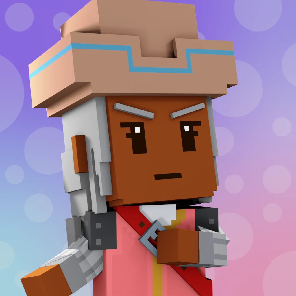 Pirate #386 voxel render