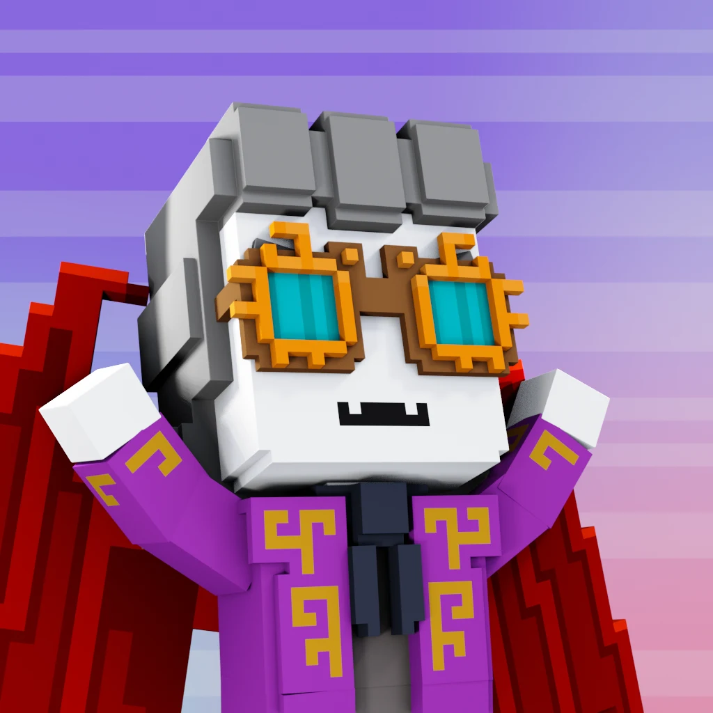 Pirate #3861 voxel render