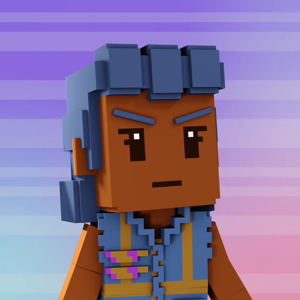 Pirate #3862 voxel render