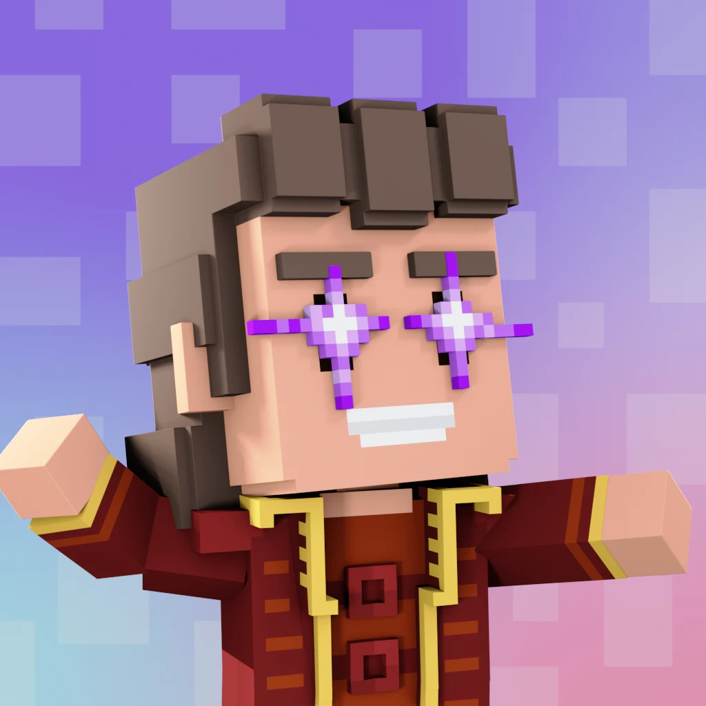 Pirate #3865 voxel render