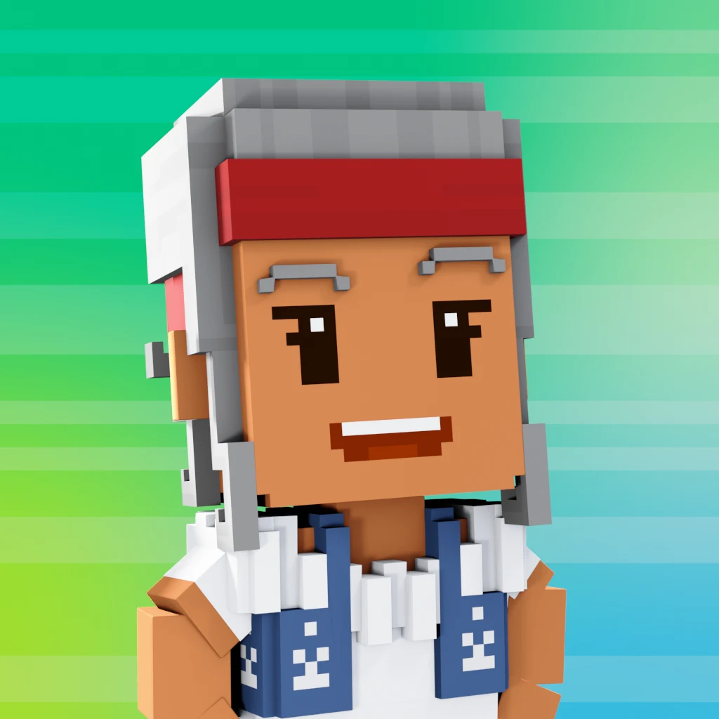 Pirate #387 voxel render