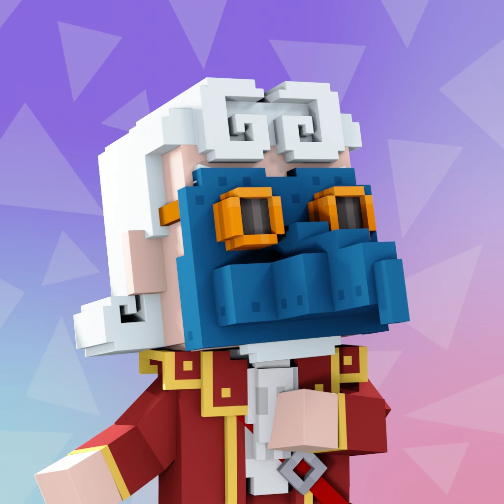 Pirate #3871 voxel render