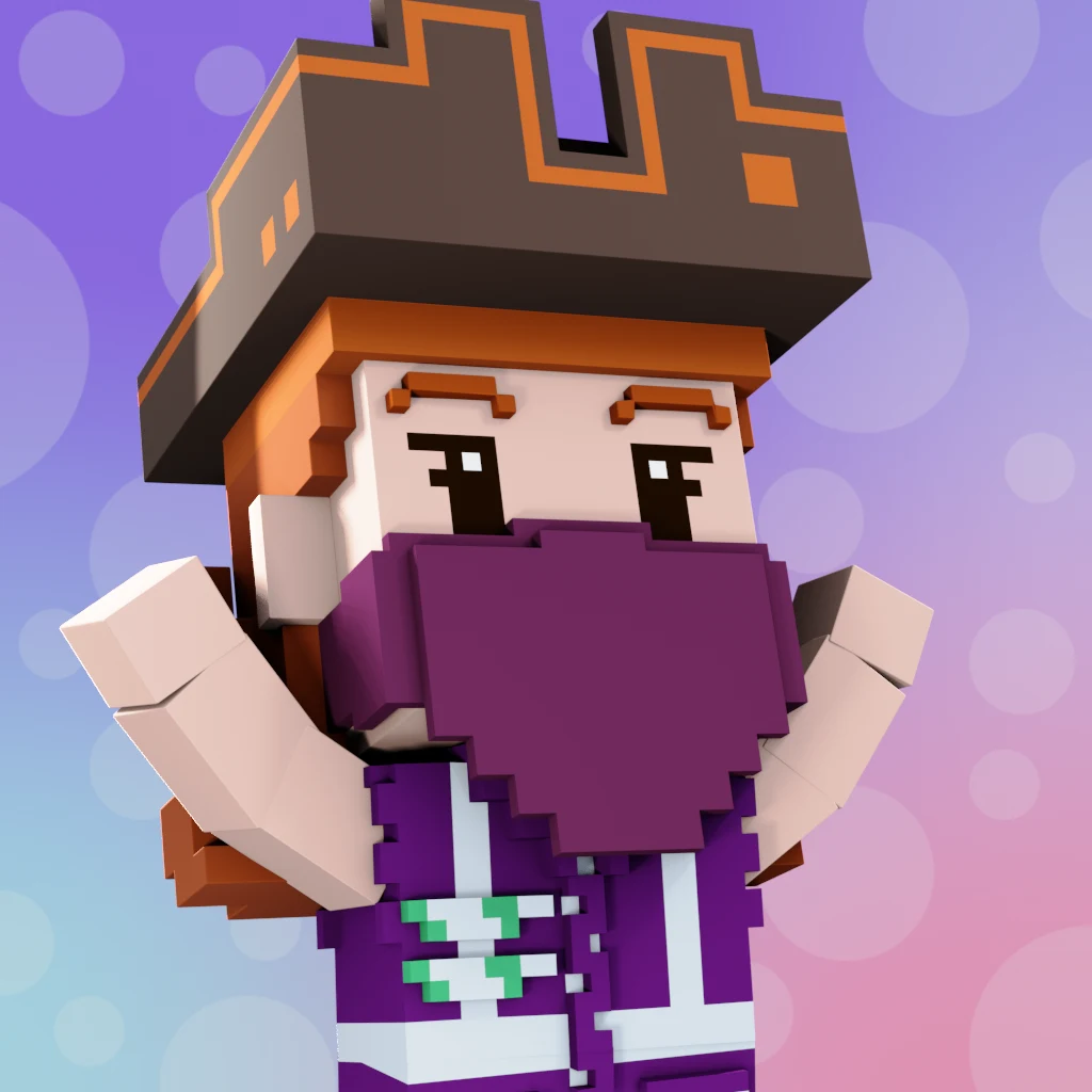 Pirate #3872 voxel render