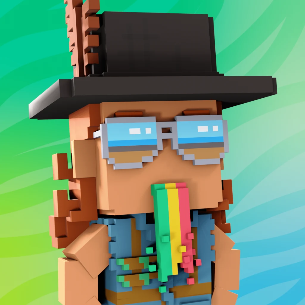 Pirate #3876 voxel render