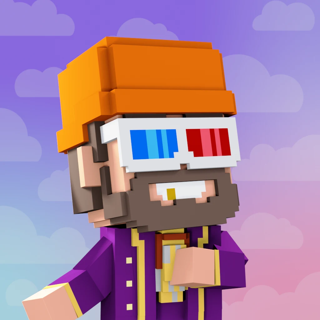 Pirate #3879 voxel render