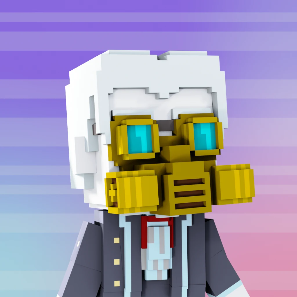 Pirate #3880 voxel render