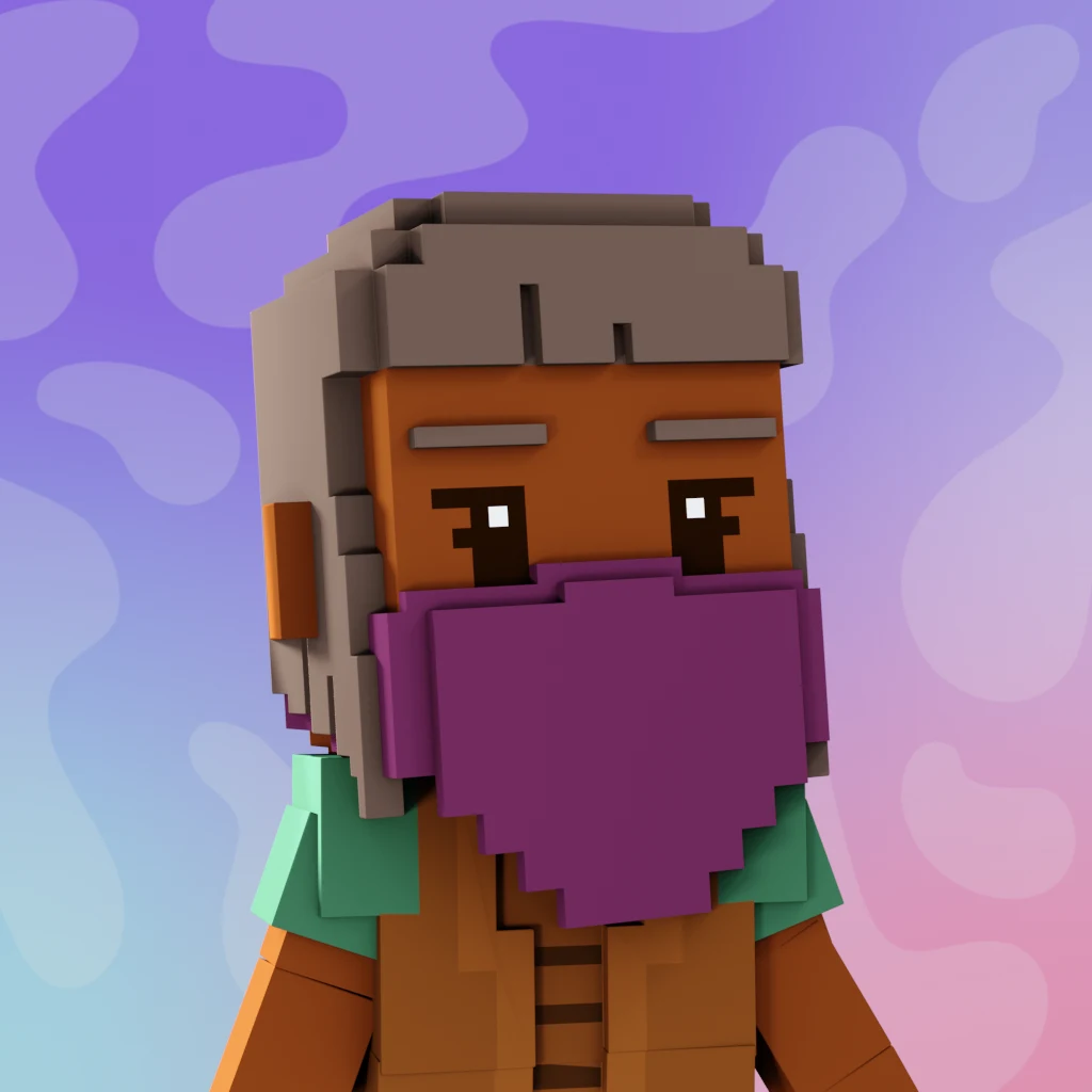 Pirate #3882 voxel render