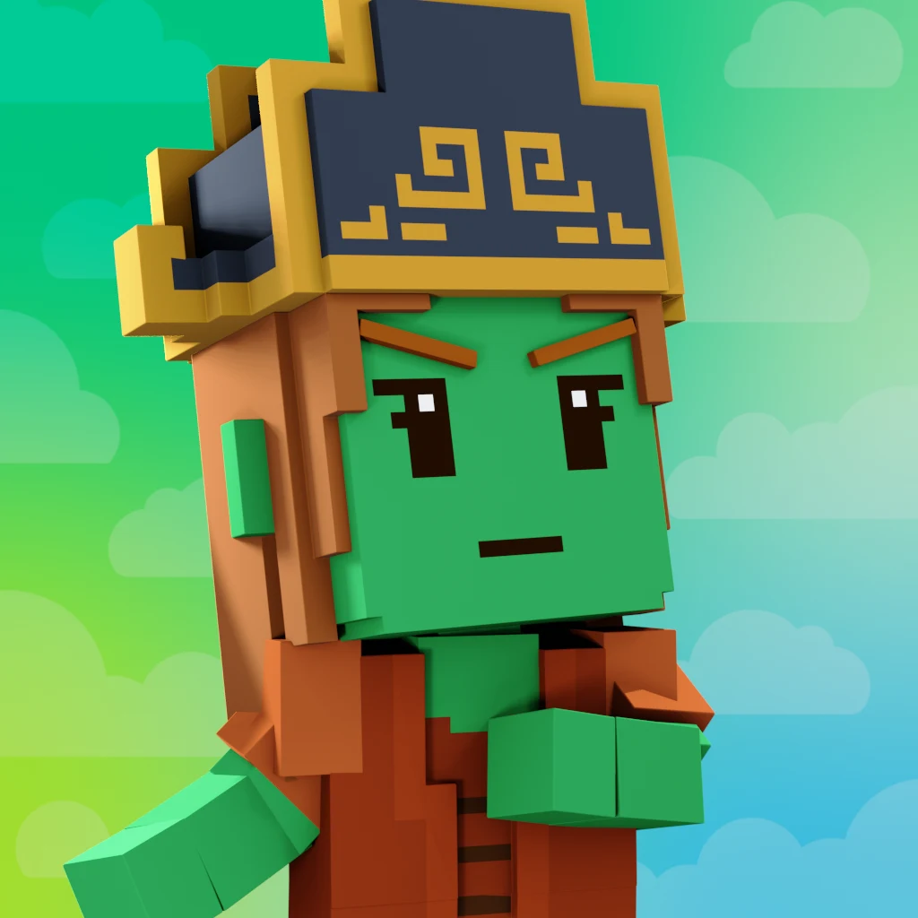 Pirate #3883 voxel render