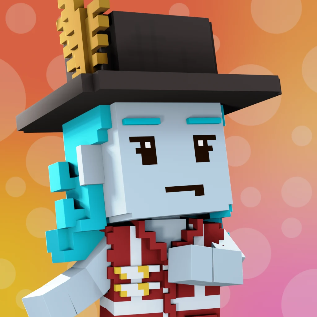 Pirate #3885 voxel render