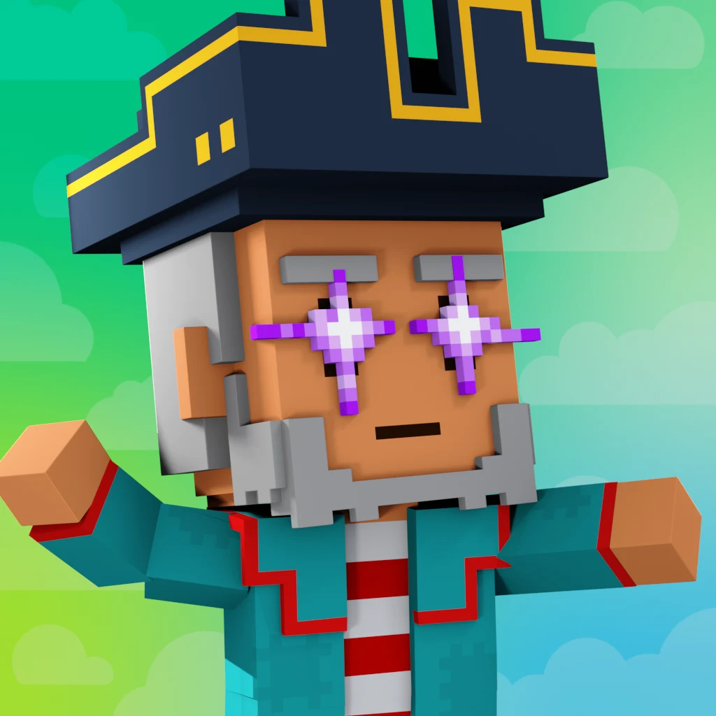 Pirate #3886 voxel render