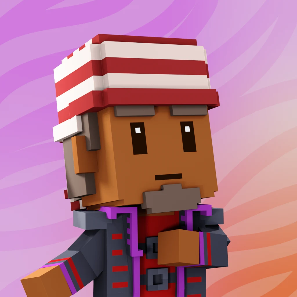 Pirate #3887 voxel render