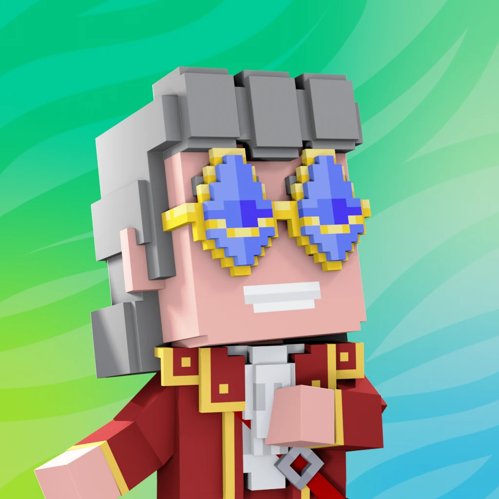 Pirate #3888 voxel render
