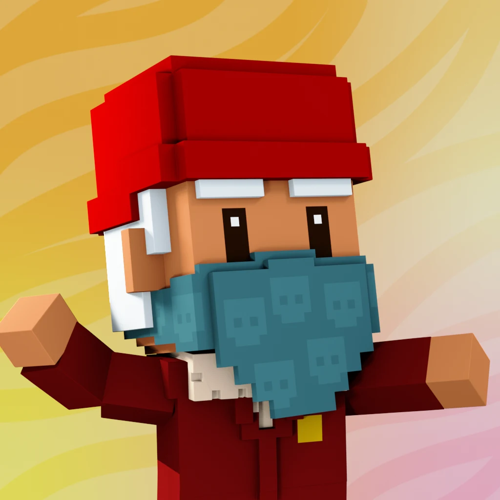 Pirate #3891 voxel render